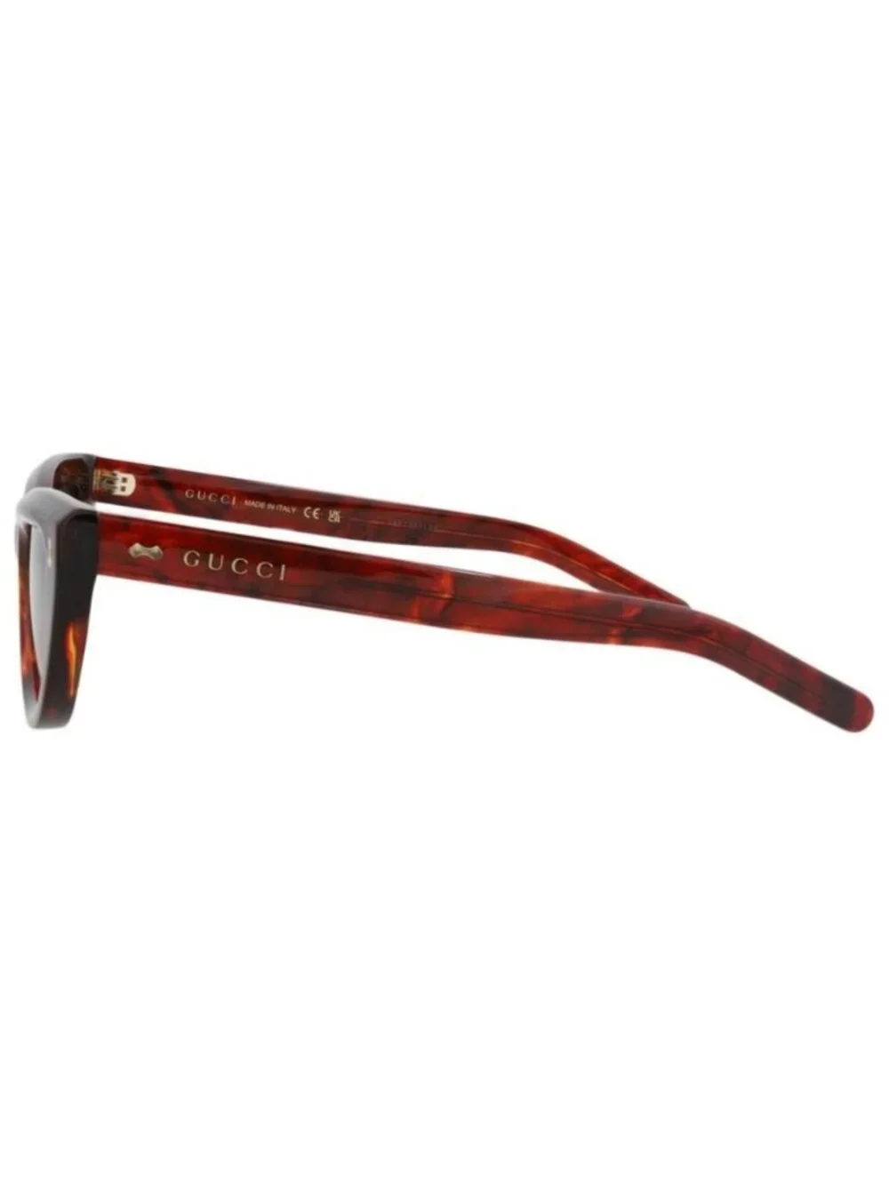 New Gucci Womens Cat Eye Havana Havana Green Fashion Designer Sunglasses